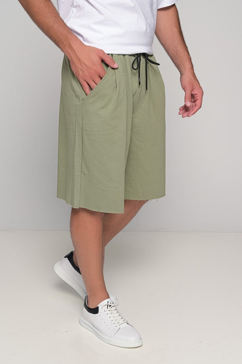 Oversized Shorts - Chaki